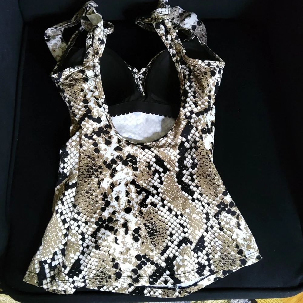 š„NWOTš„Tankini Faux Snakeskin Top - Picture 5 of 7